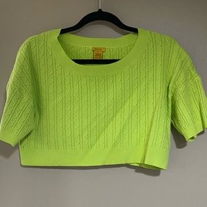 Like green crop top